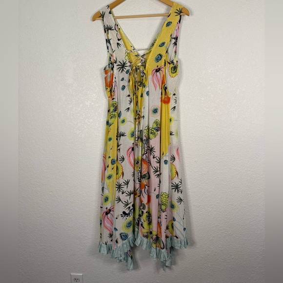 NWT Anthropologie Margaux Floral Multi color Sleeveless nightgown loungewear - Picture 5 of 12